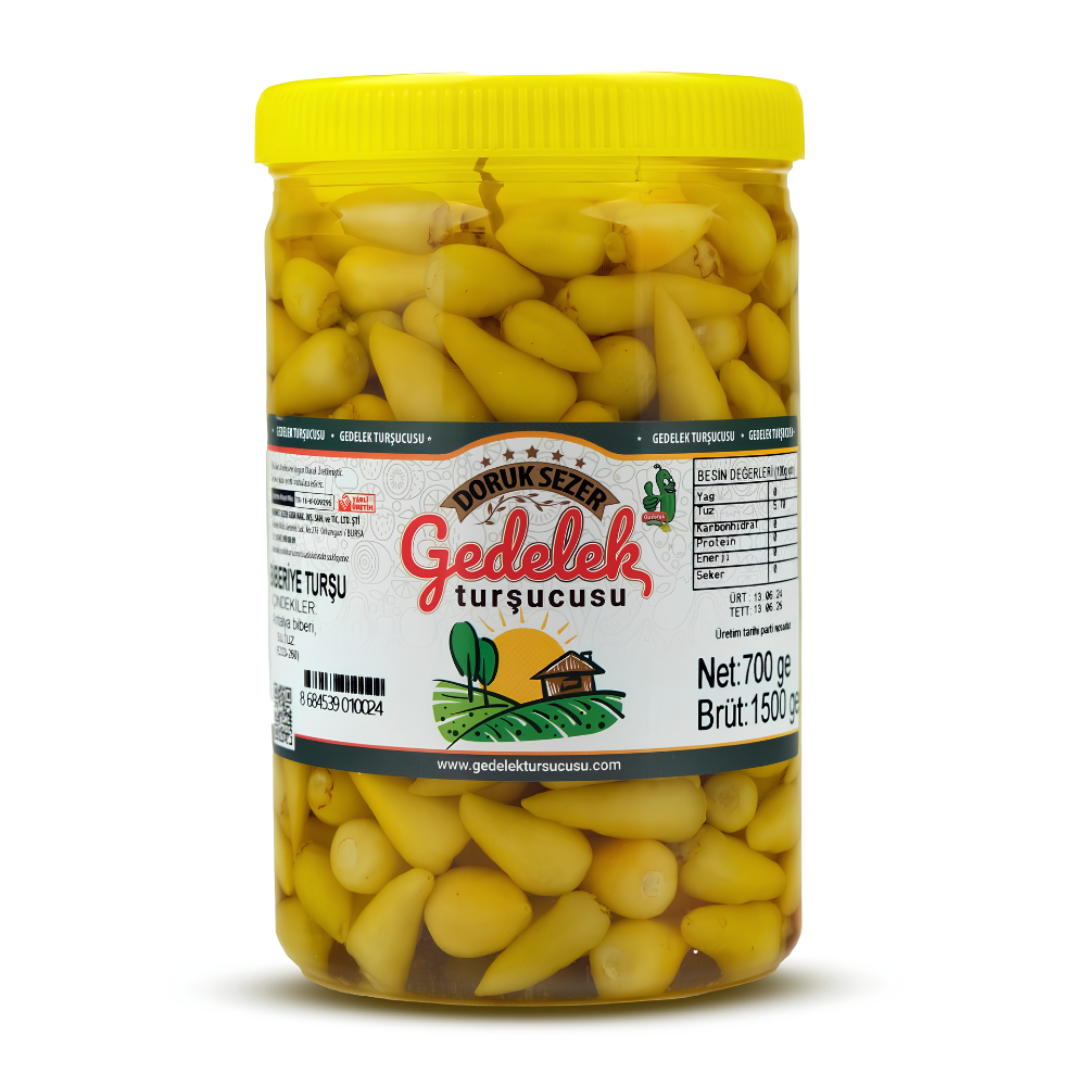 Gedelek Biberiye Turşusu (700 g)