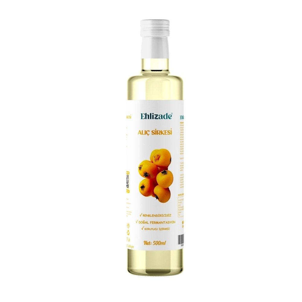 Ehlizade Alıç Sirkesi 500 ml beyaz arka planlı profesyonel ürün fotoğrafı