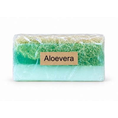 Doğal Aloeveralı Sütlü Kabak Lifli Sabun (100 g)