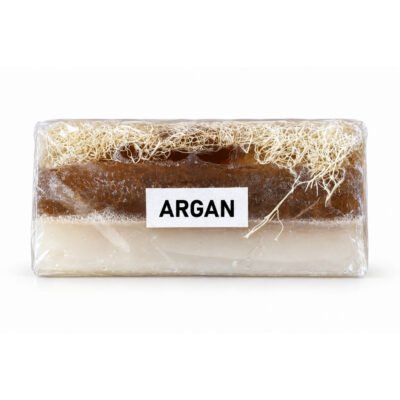 Doğal Argan Özlü Sütlü Kabak Lifli Sabun (100 g)