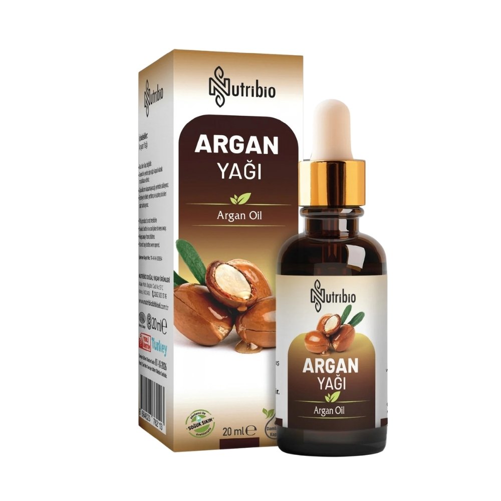 NUTRİBİO - Argan Yağı | Soğuk Sıkım | %100 Saf (20 ml)