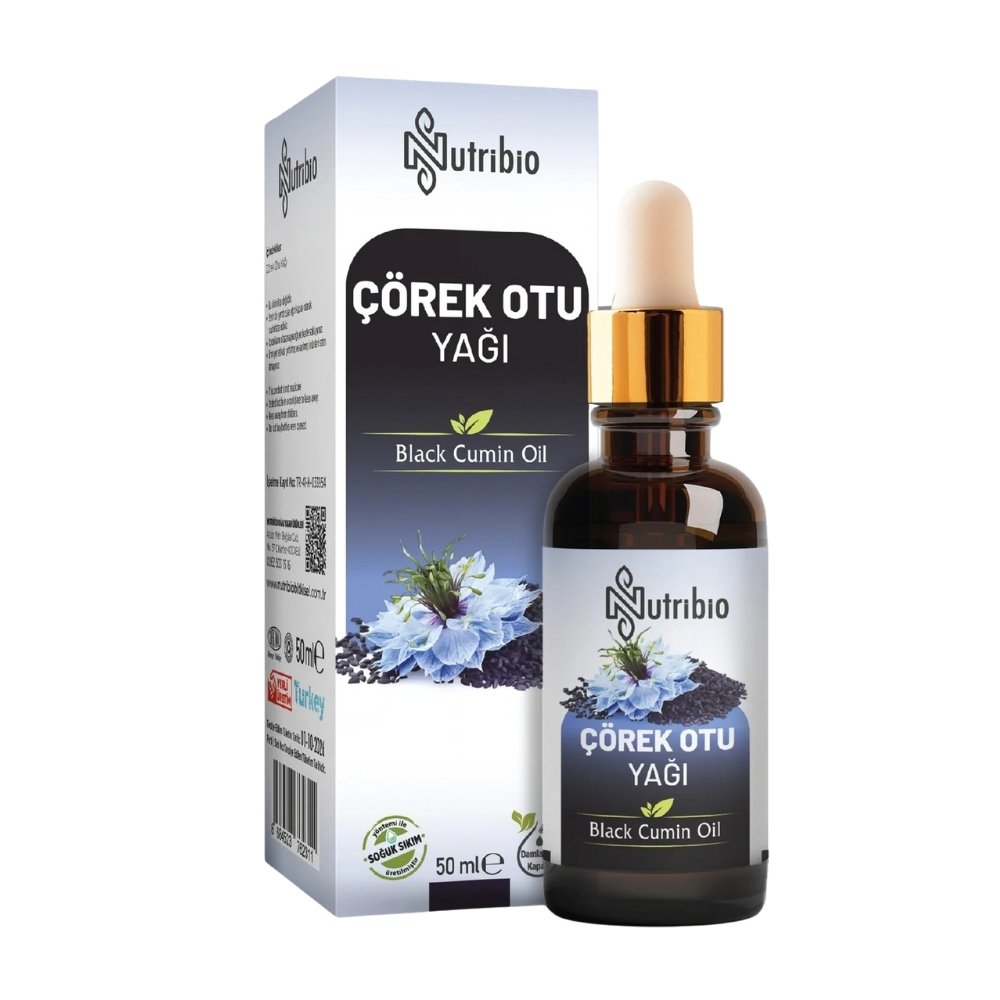 NUTRİBİO - Çörek Otu Yağı | %100 Saf (50 ml)