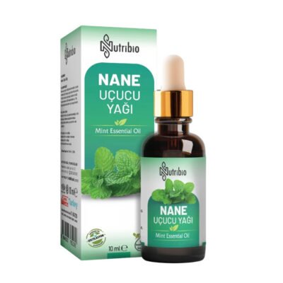 NUTRİBİO - Nane Uçucu Yağı | %100 Saf (10 ml)